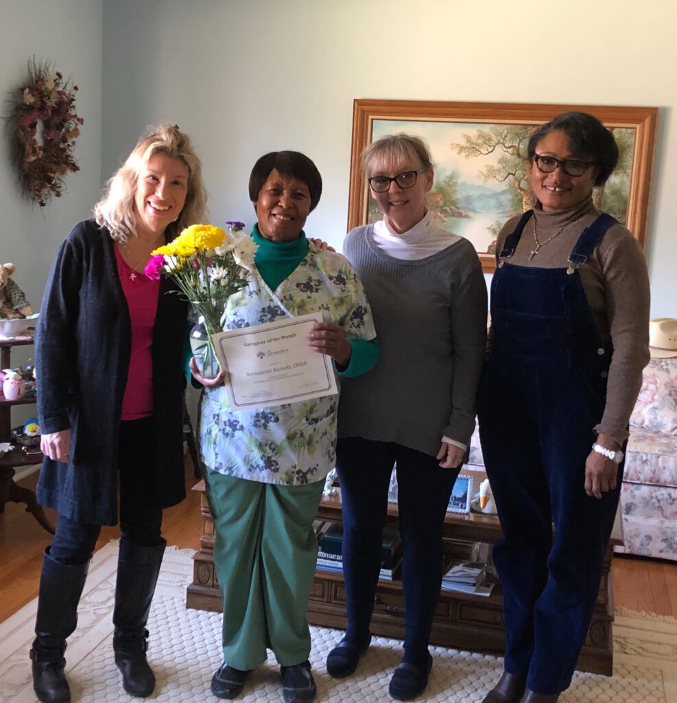 Caregiver Bernardsville NJ - Caregiver of the Month